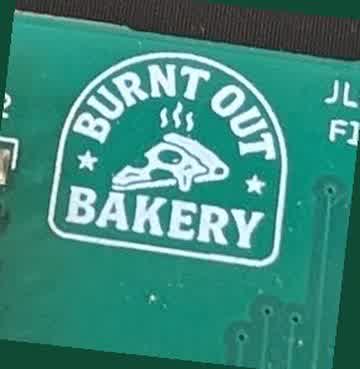 Burnt Out Bakery badge logo